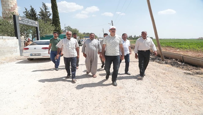 BAŞKAN KUŞ, YOL YAPIM ÇALIŞMALARINI YERİNDE İNCELEDİ