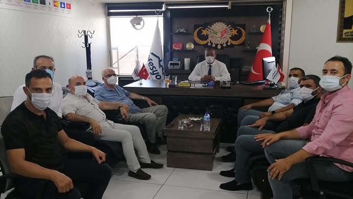 BÜYÜK BİRLİK PARTİSİNDEN MEHMET TAŞ `A TAZİYE ZİYARETİ