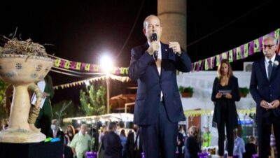 Cumhurbaşkanı Ersin Tatar, 20. Uluslararası Zeytinlik Festivali’nin açılış törenine katıldı