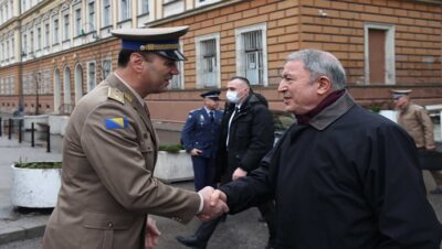 Millî Savunma Bakanı Hulusi Akar, Bosna Hersek Genelkurmay Başkanı Korg. Senad Mašović’i Kabul Etti