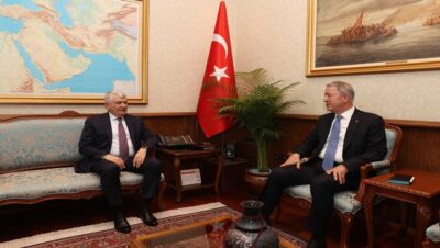 Millî Savunma Bakanı Hulusi Akar, Özbekistan Güvenlik Konseyi Sekreteri Korgeneral Viktor Mahmudov’u Kabul Etti