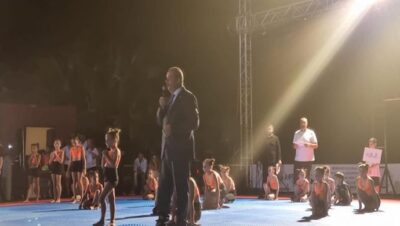 Cumhurbaşkanı Ersin Tatar, “Akdeniz’de Bir İnci Cimnastik Festivali” etkinliğine katıldı