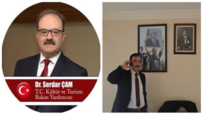 ÖMER EROĞLU `NDAN BAKAN YARDIMCISI DR. SERDAR ÇAM `A TEŞEKKÜR AÇIKLAMASI