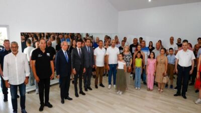 Cumhurbaşkanı Ersin Tatar, Hayata Basket Atıyoruz Resim Yarışması Ödül Töreni’ne katıldı