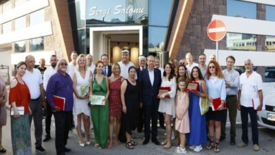 Cumhurbaşkanı Tatar, Güzelyurt Uluslararası Sanat Buluşması’nda sergi açılışına katıldı