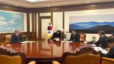 Kore Cumhuriyeti Ulusal Meclis Başkanı ile Toplantı