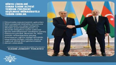 Qazaxıstan Respublikasının Prezidenti Kasım-Jomart Tokayevdən