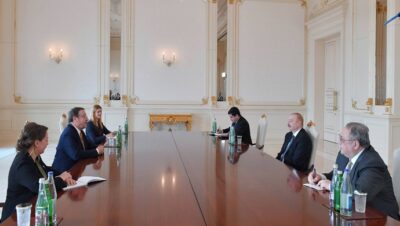 İlham Aliyev, BM Kalkınma Programı Yöneticisini kabul etti