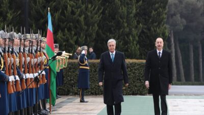 Kazakistan Cumhurbaşkanı Kasım-Jomart Tokayev’i resmi karşılama töreni düzenlendi